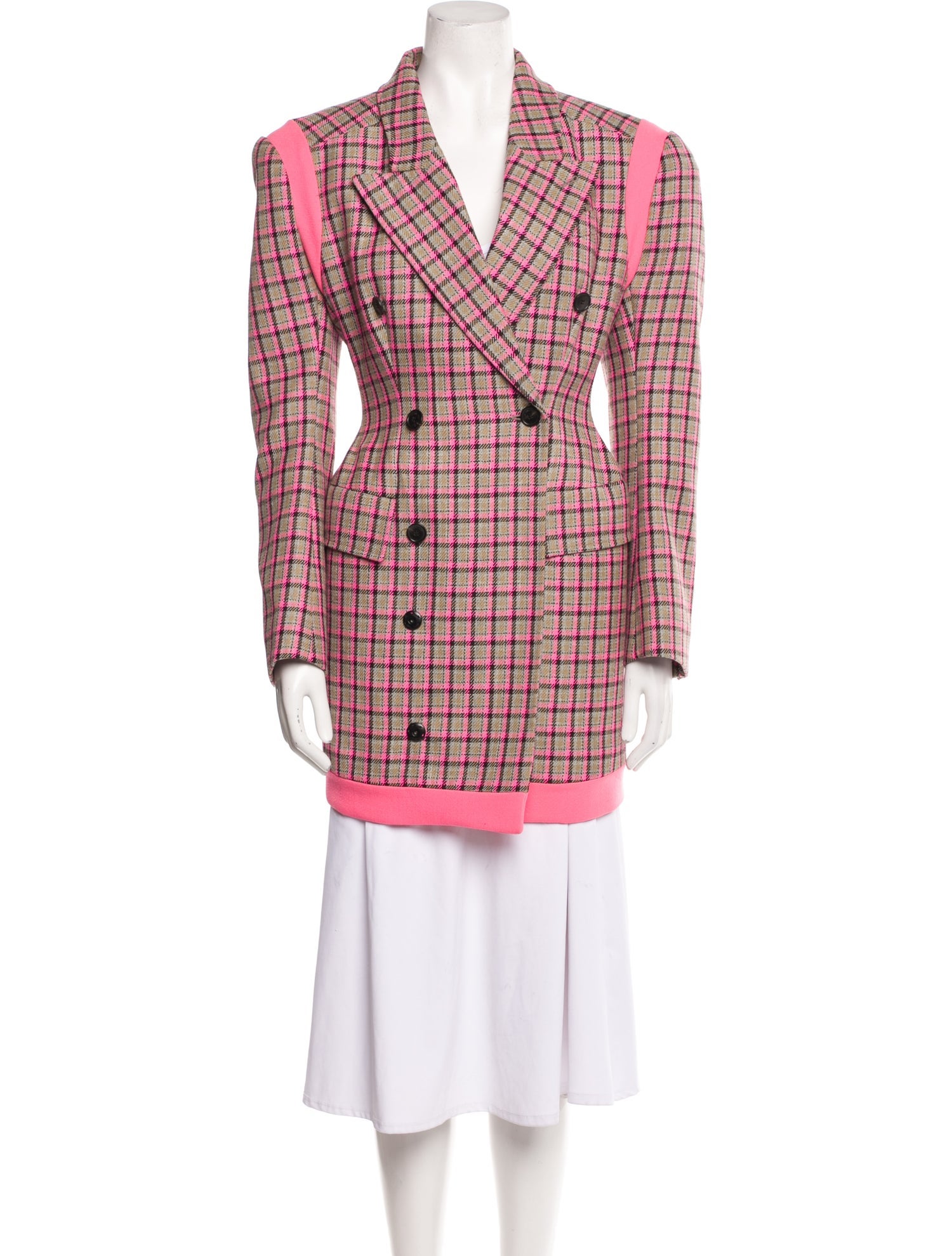 Balenciaga 2019 Hourglass Peacoat