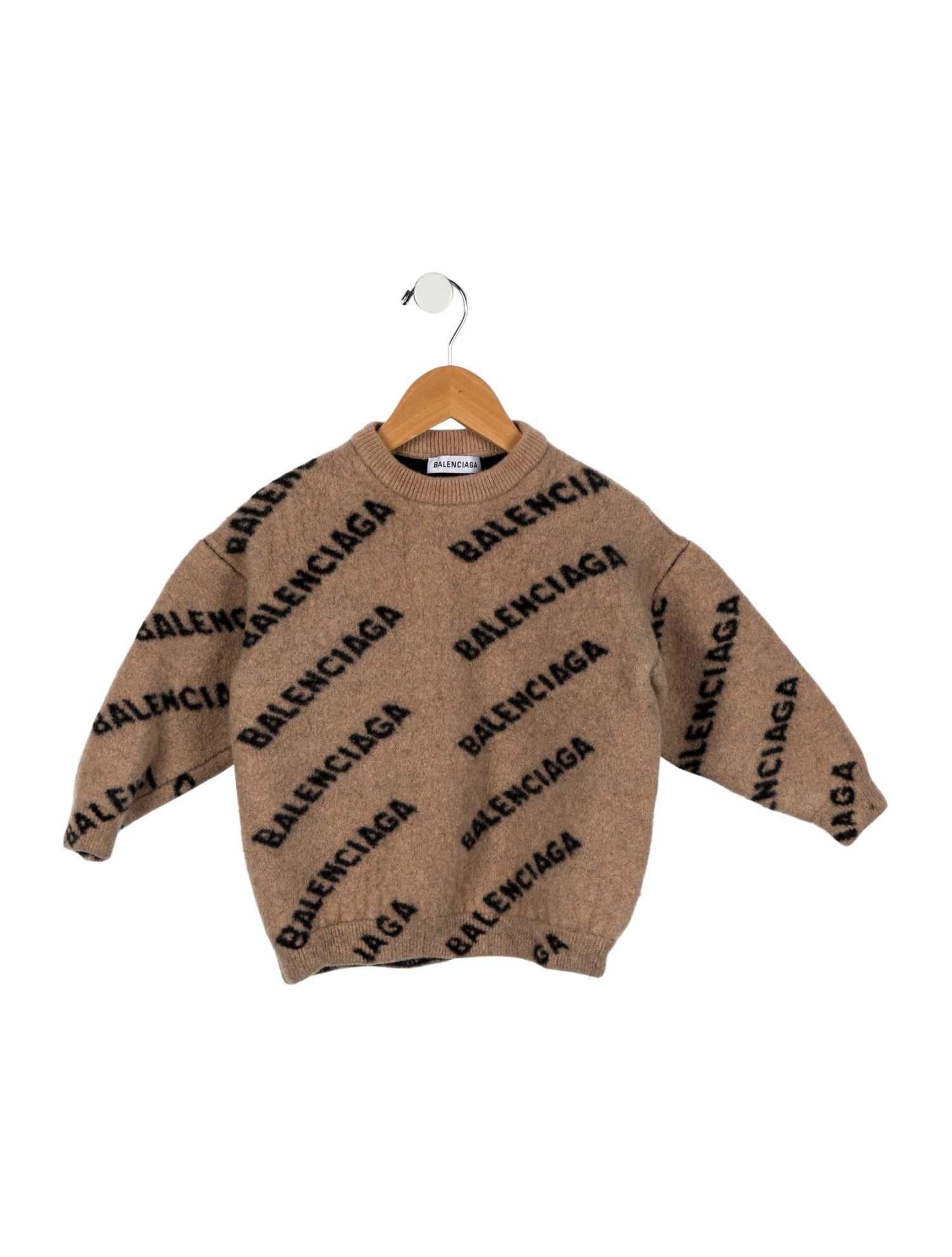 Balenciaga Boys' Woven Logo Sweater