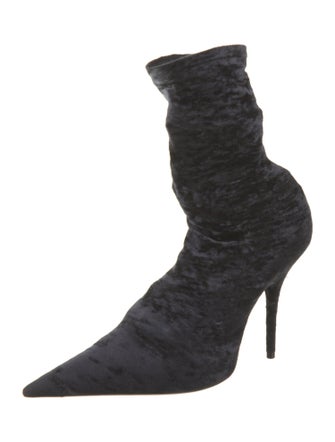 Balenciaga Velvet Sock Boots