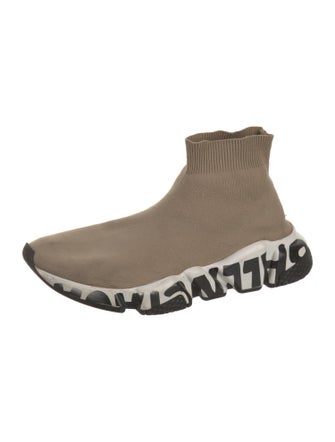Balenciaga Speed Trainer 'Graffiti' Sock Sneakers