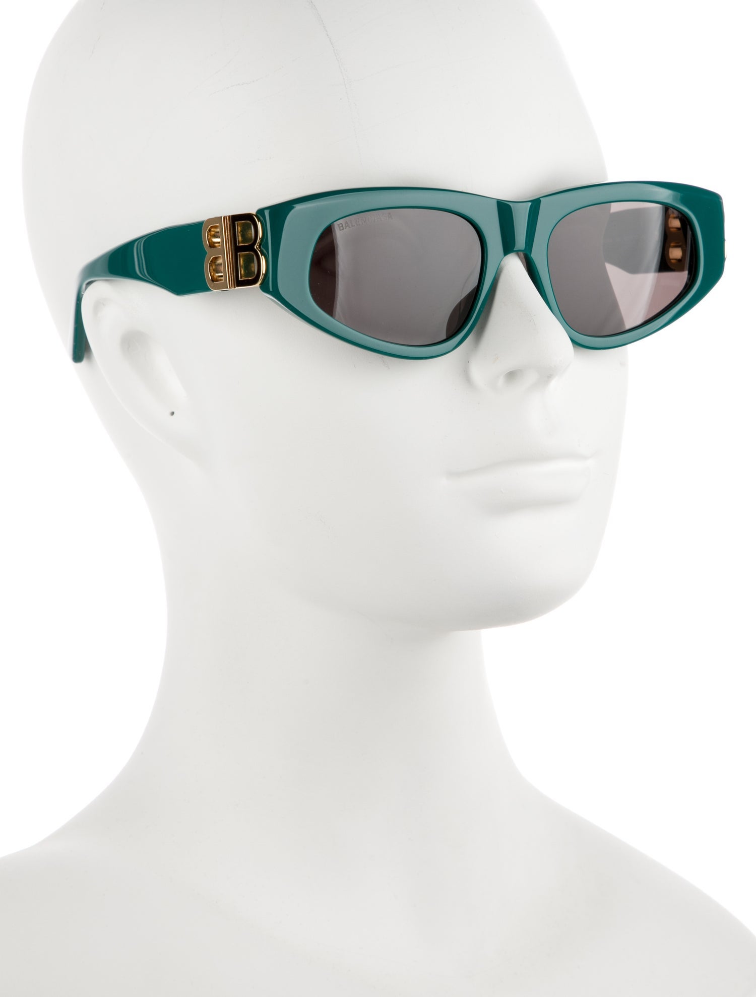 Balenciaga Square Tinted Sunglasses