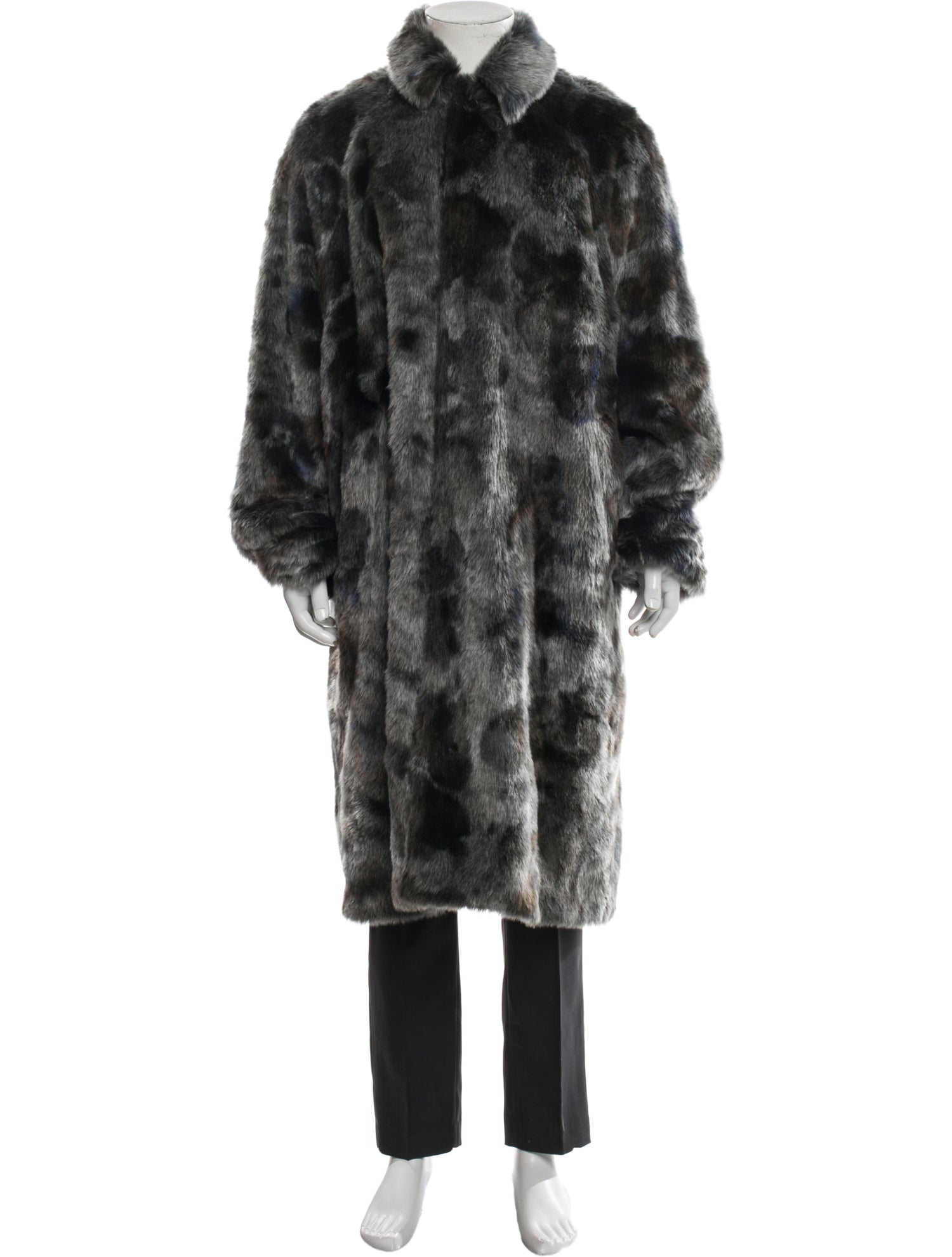 Balenciaga 2019 Fur Overcoat w/ Tags