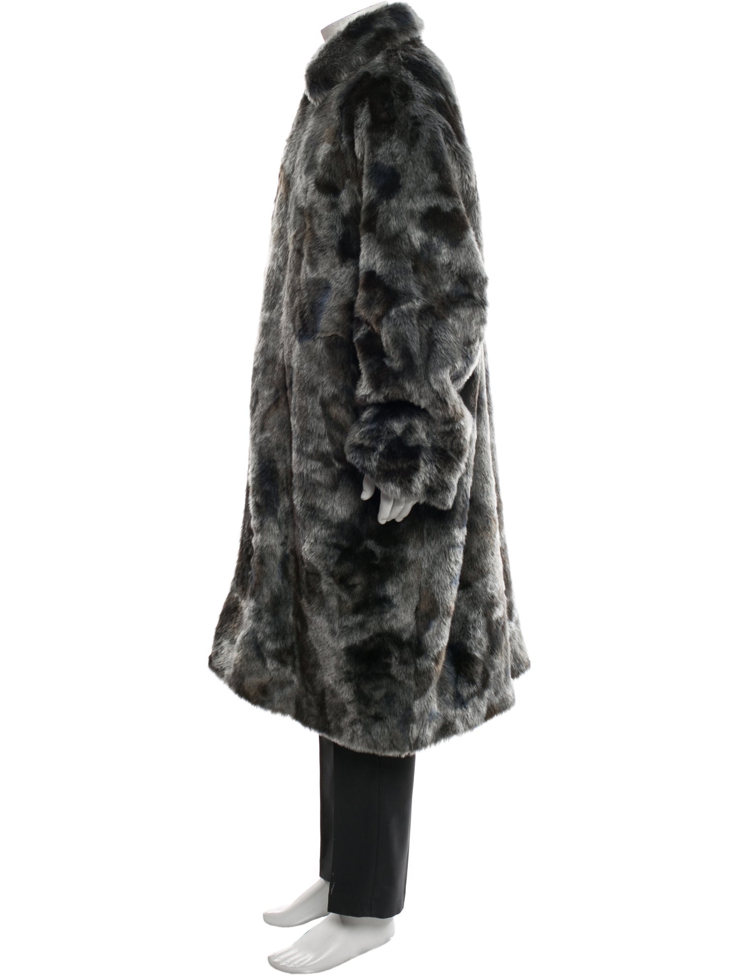 Balenciaga 2019 Fur Overcoat w/ Tags