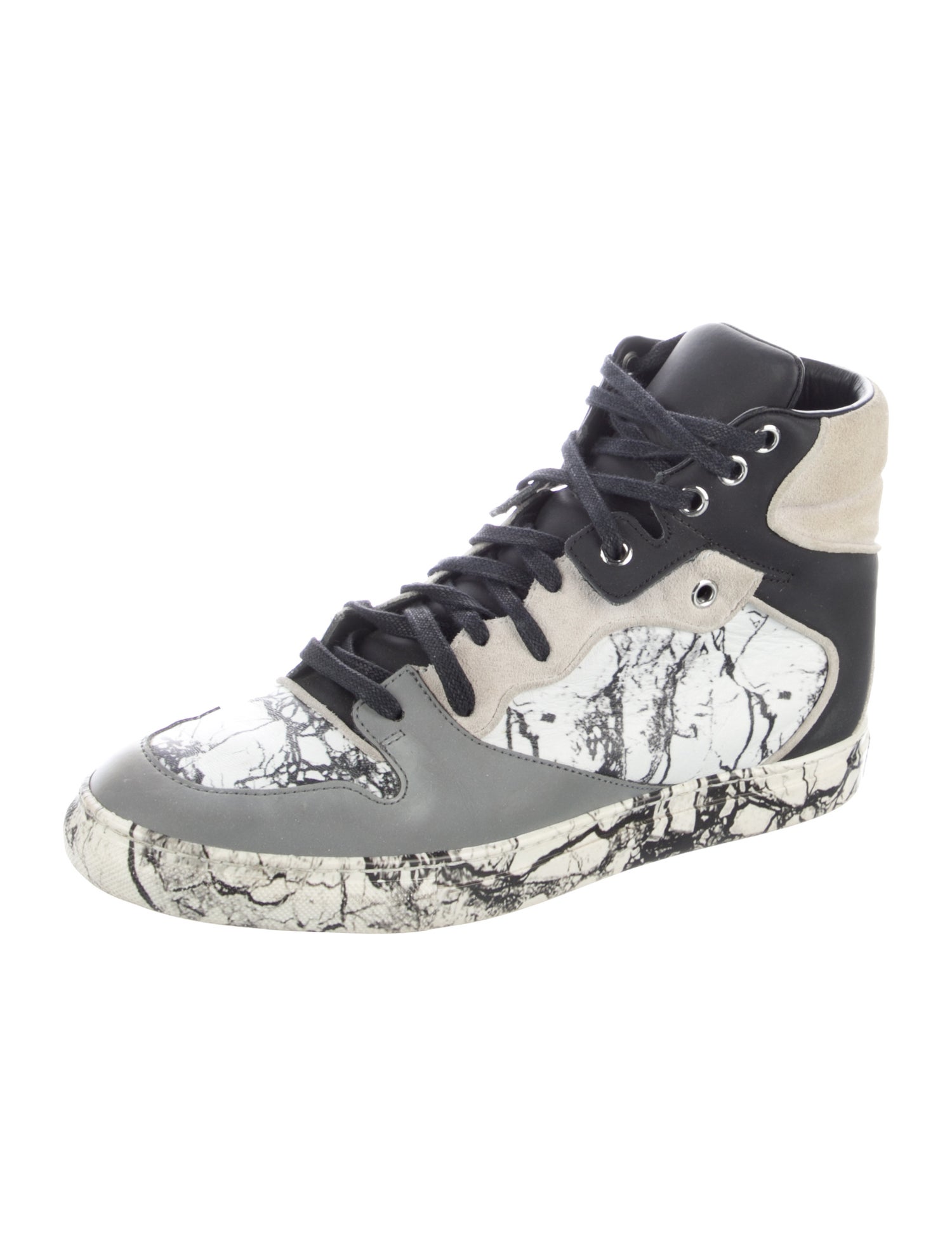 Balenciaga Cotes' Marble' Wedge Sneakers