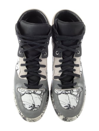 Balenciaga Cotes' Marble' Wedge Sneakers