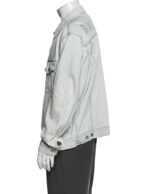 Balenciaga 2018 Signature Logo Denim Jacket