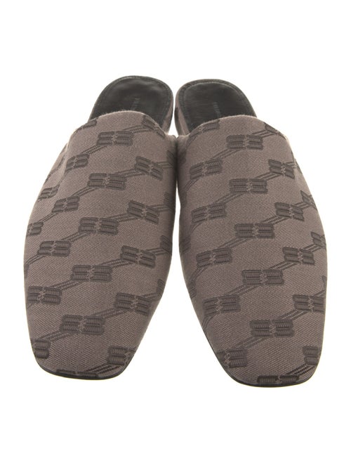 Balenciaga Canvas Printed Slippers