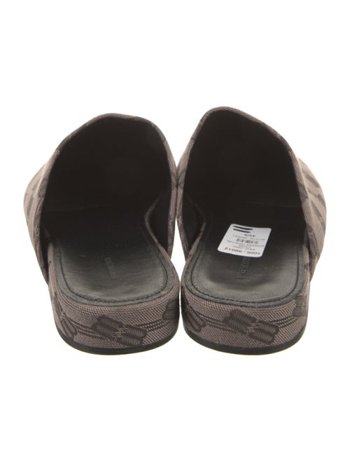 Balenciaga Canvas Printed Slippers