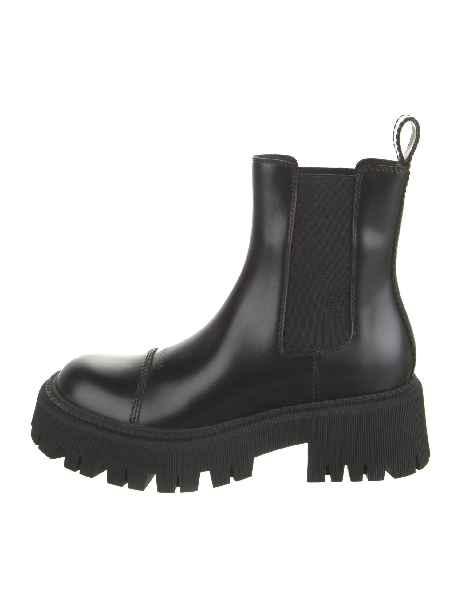 Balenciaga TRACTOR Leather Chelsea Boots
