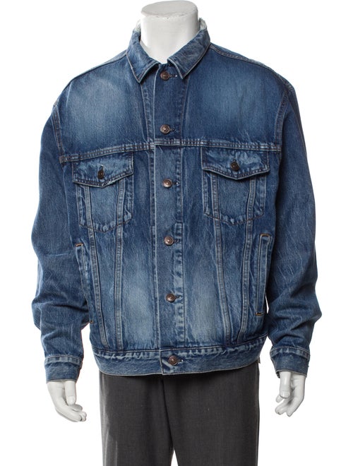 Balenciaga 2018-2019 Signature Logo Denim Jacket