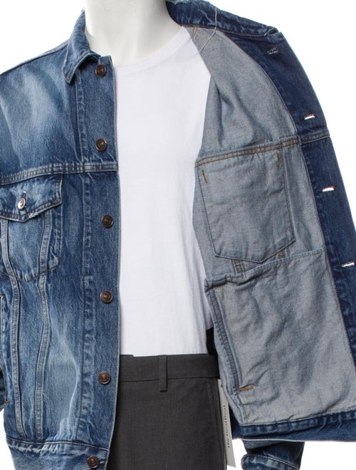 Balenciaga 2018-2019 Signature Logo Denim Jacket