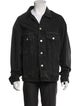 Balenciaga 2021 Spray Painted Graffiti Denim Jacket