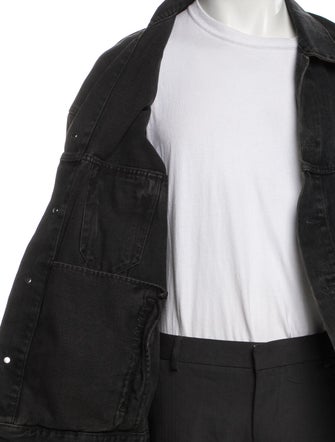 Balenciaga 2021 Spray Painted Graffiti Denim Jacket