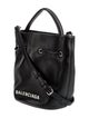 Balenciaga Leather Everyday Bucket Bag XS