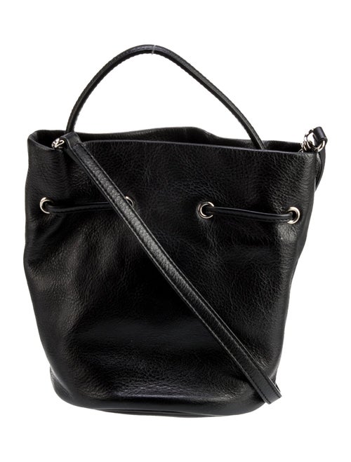 Balenciaga Leather Everyday Bucket Bag XS