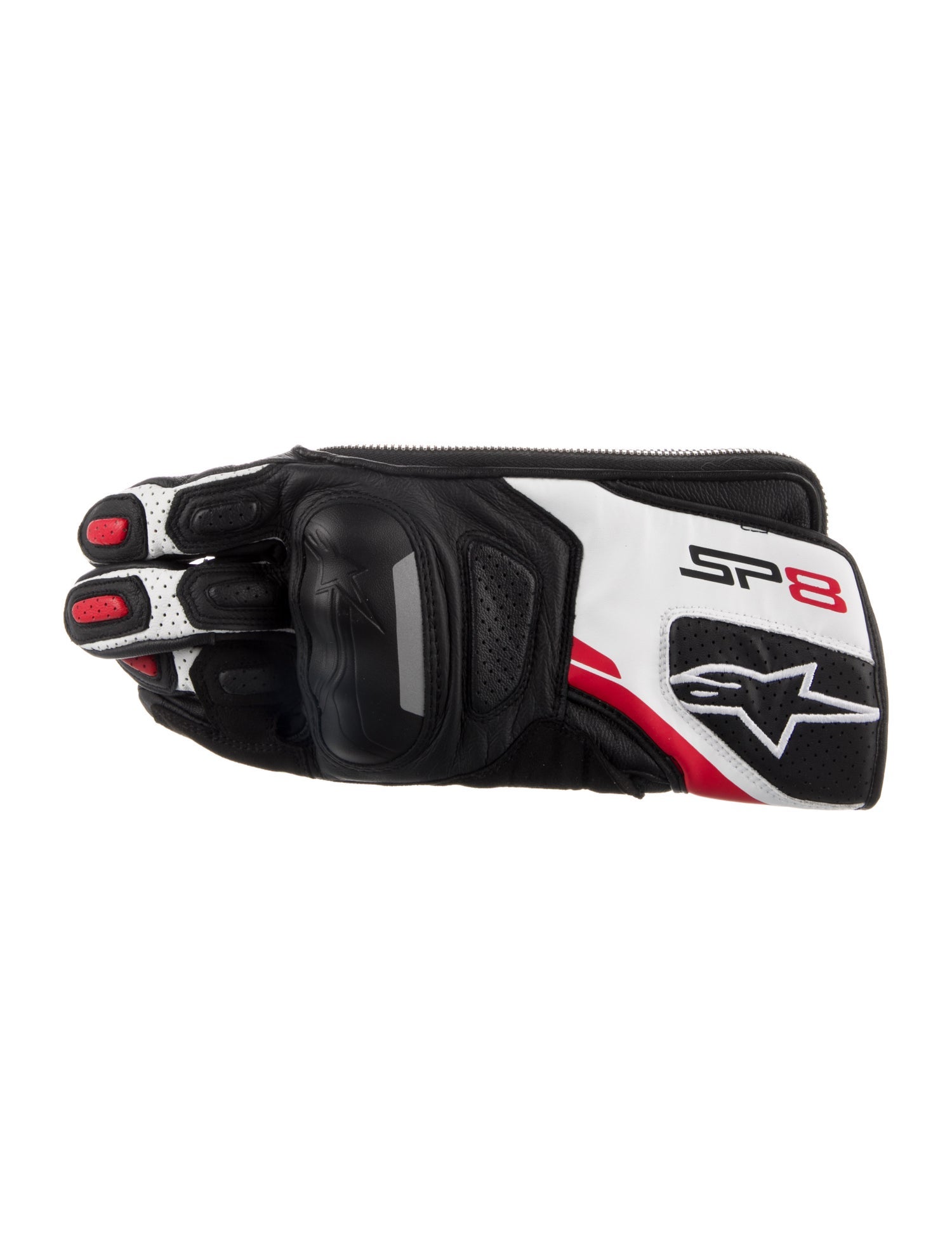 Balenciaga Leather Alpinestars Zipped Pouch