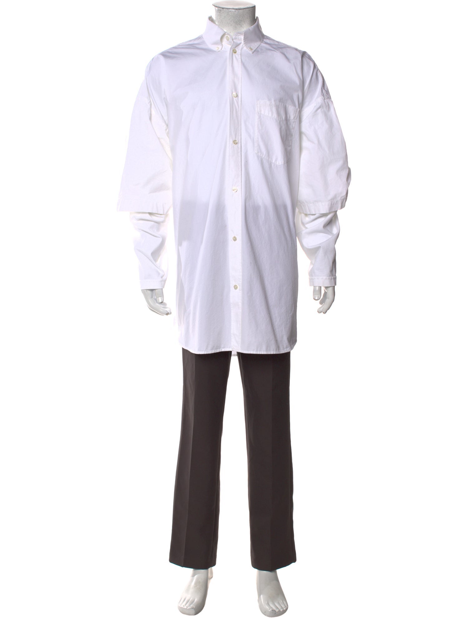 Balenciaga 2022 Logo Dress Shirt w/ Tags