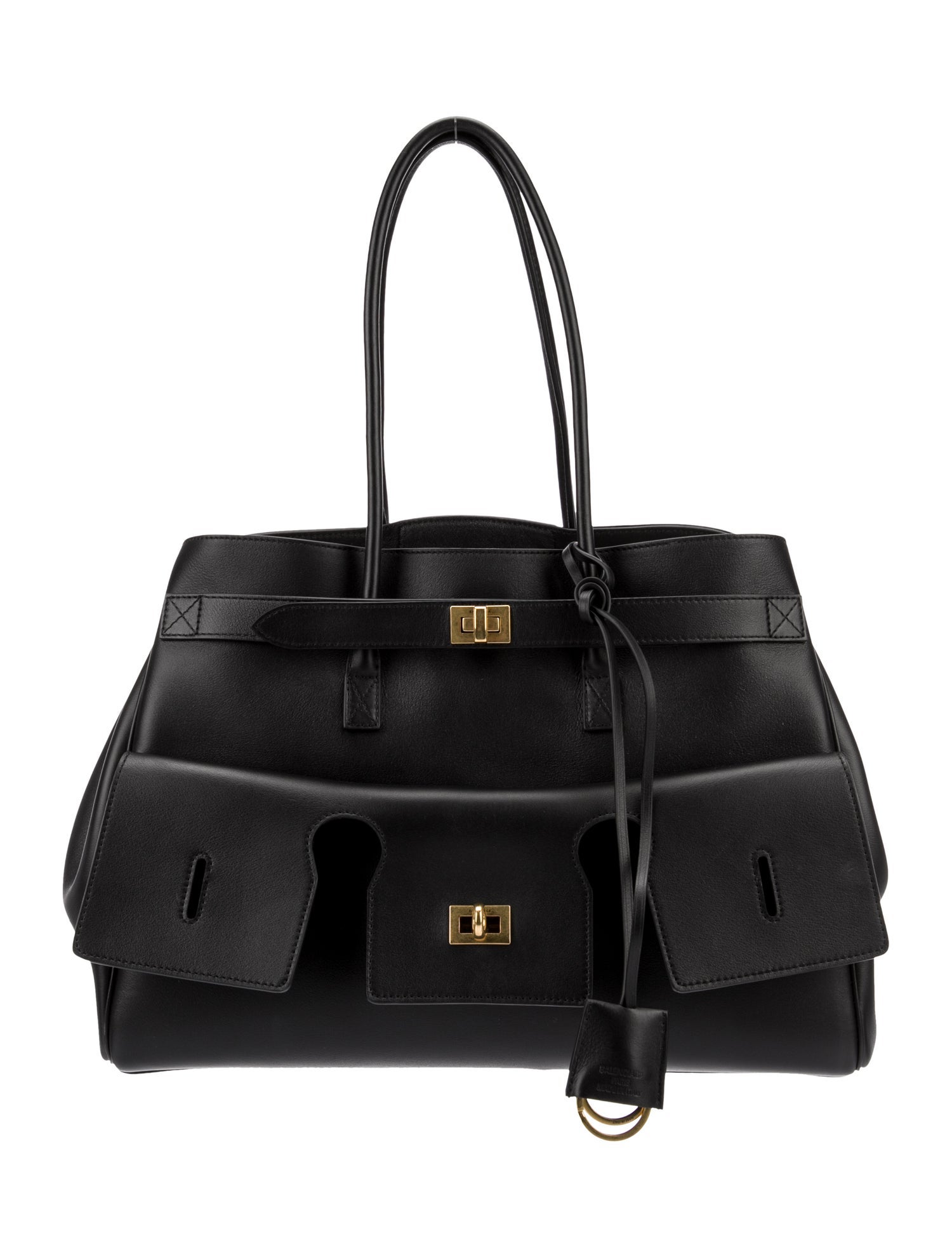 Balenciaga Leather Bel Air Carry All Medium 2024