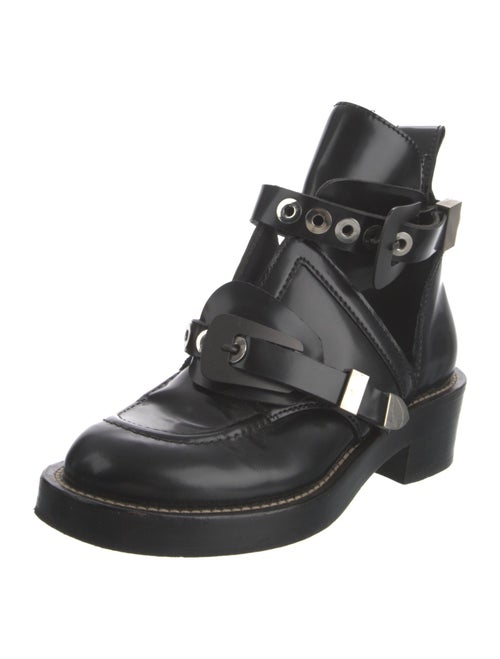Balenciaga Leather Combat Boots