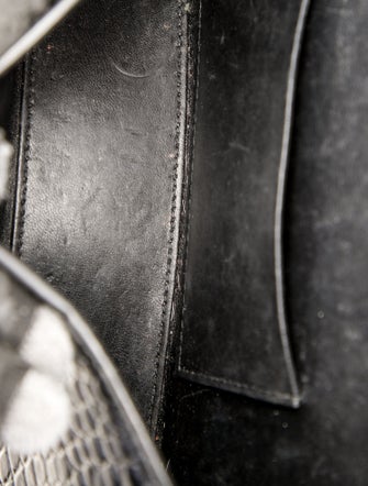 Balenciaga Embossed Leather Clutch