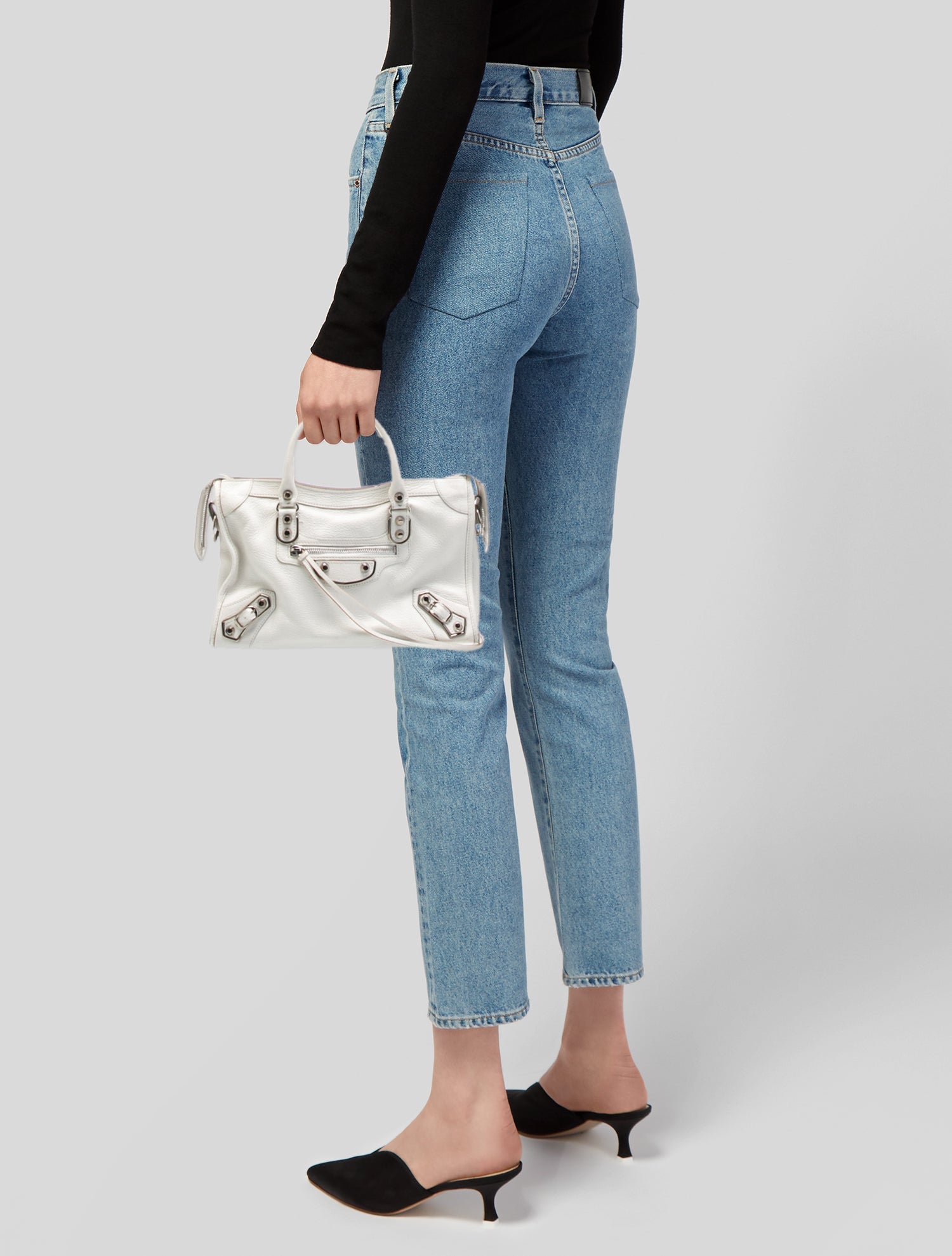 Balenciaga Leather Top Handle Bag