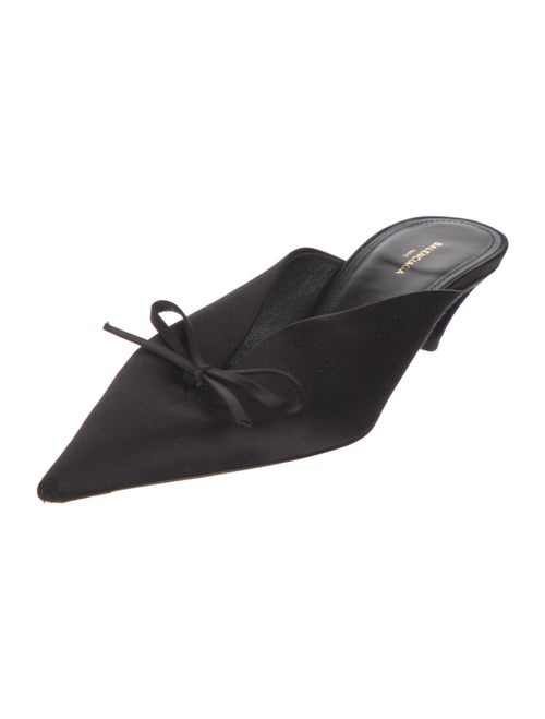 Balenciaga Satin Bow Accents Mules
