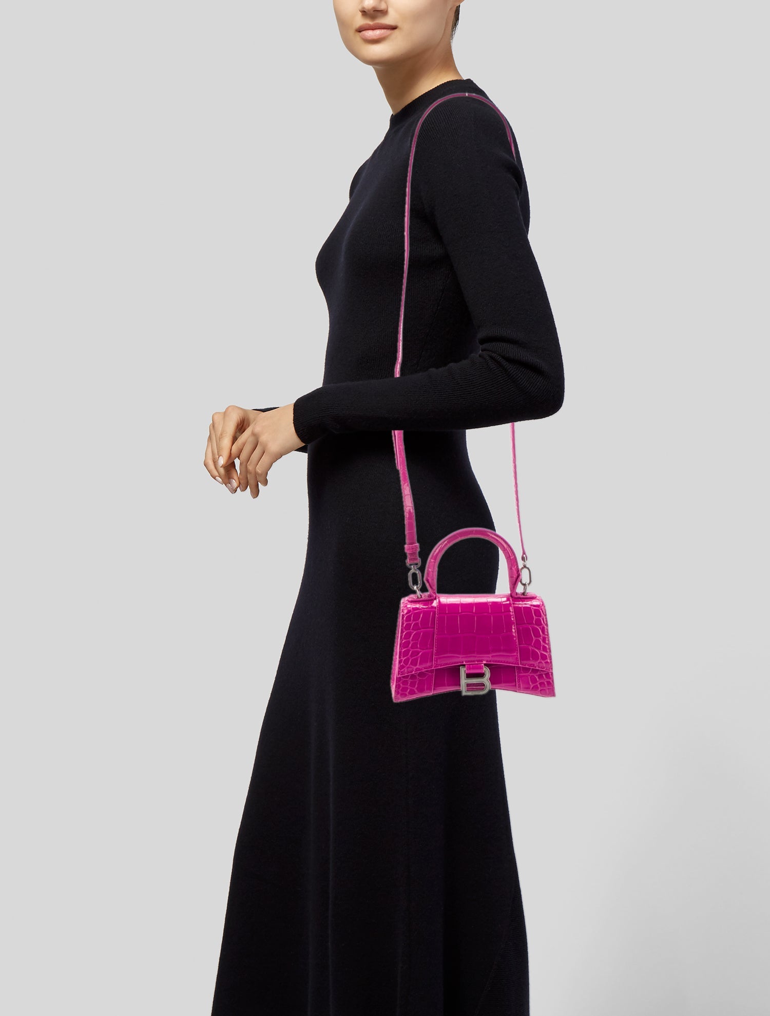 Balenciaga Embossed Leather Classic City XS