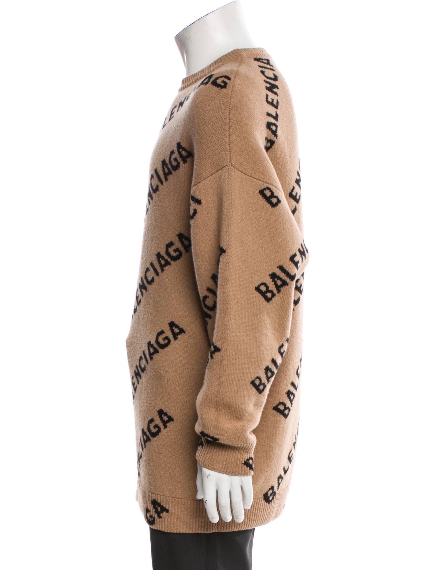 Balenciaga 2021 Allover Logo Pullover