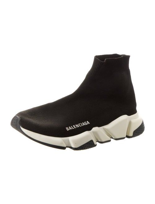 Balenciaga Speed Trainer Mid 'Black White' Sock Sneakers