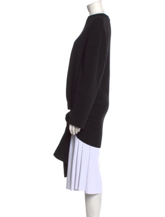 Balenciaga 2017 Sash-Tie Accent Sweater