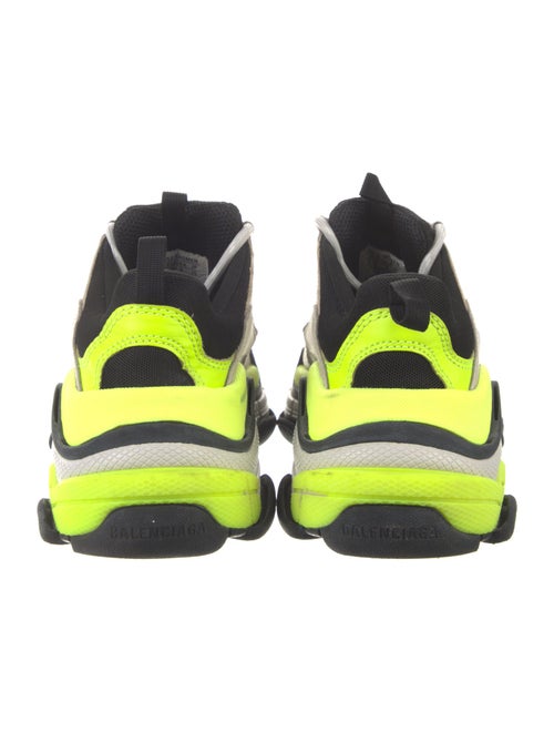 Balenciaga Suede Colorblock Pattern Chunky Sneakers