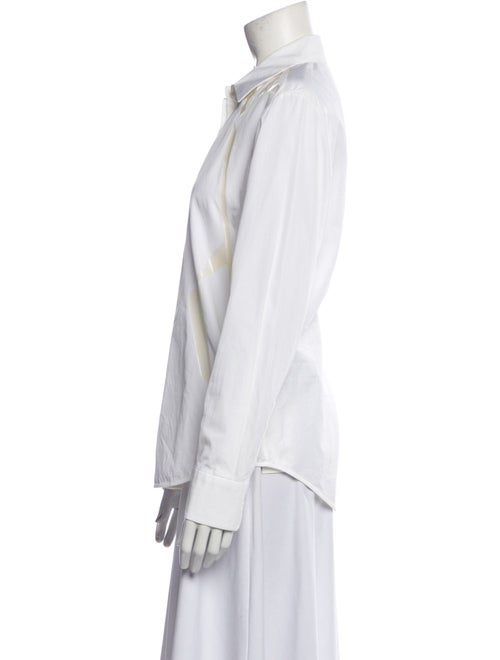 Balenciaga 2014 Long Sleeve Button-Up Top