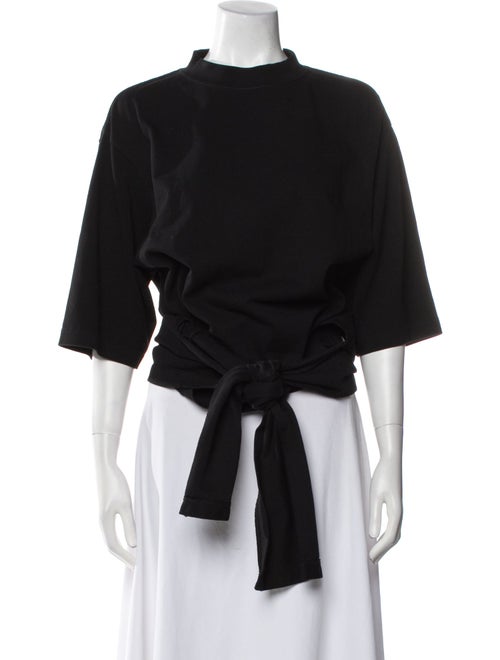 Balenciaga 2017 Mock Neck Blouse