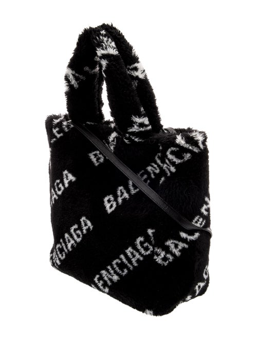 Balenciaga Faux Fur Messenger Bag XS