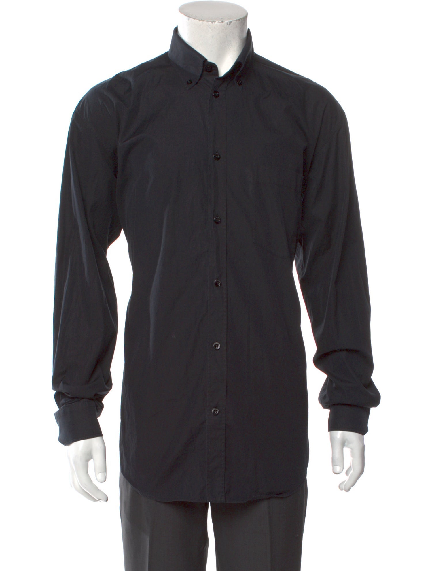 Balenciaga 2018 Long Sleeve Dress Shirt