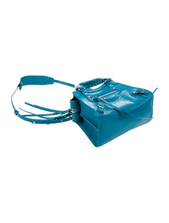 Balenciaga Embossed Leather Classic City Mini