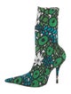 Balenciaga Neoprene Floral Print Sock Boots