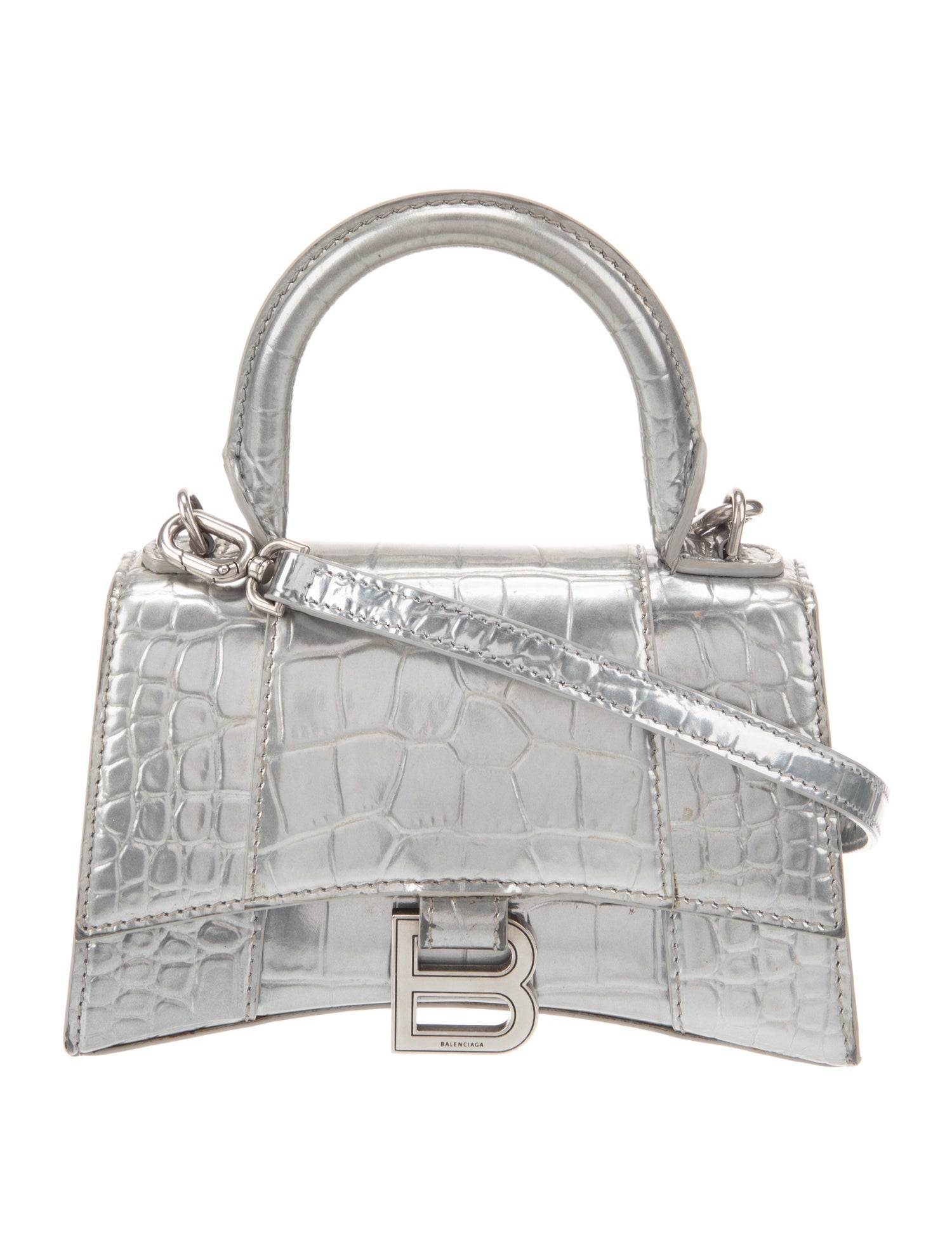 Balenciaga Embossed Leather Hourglass