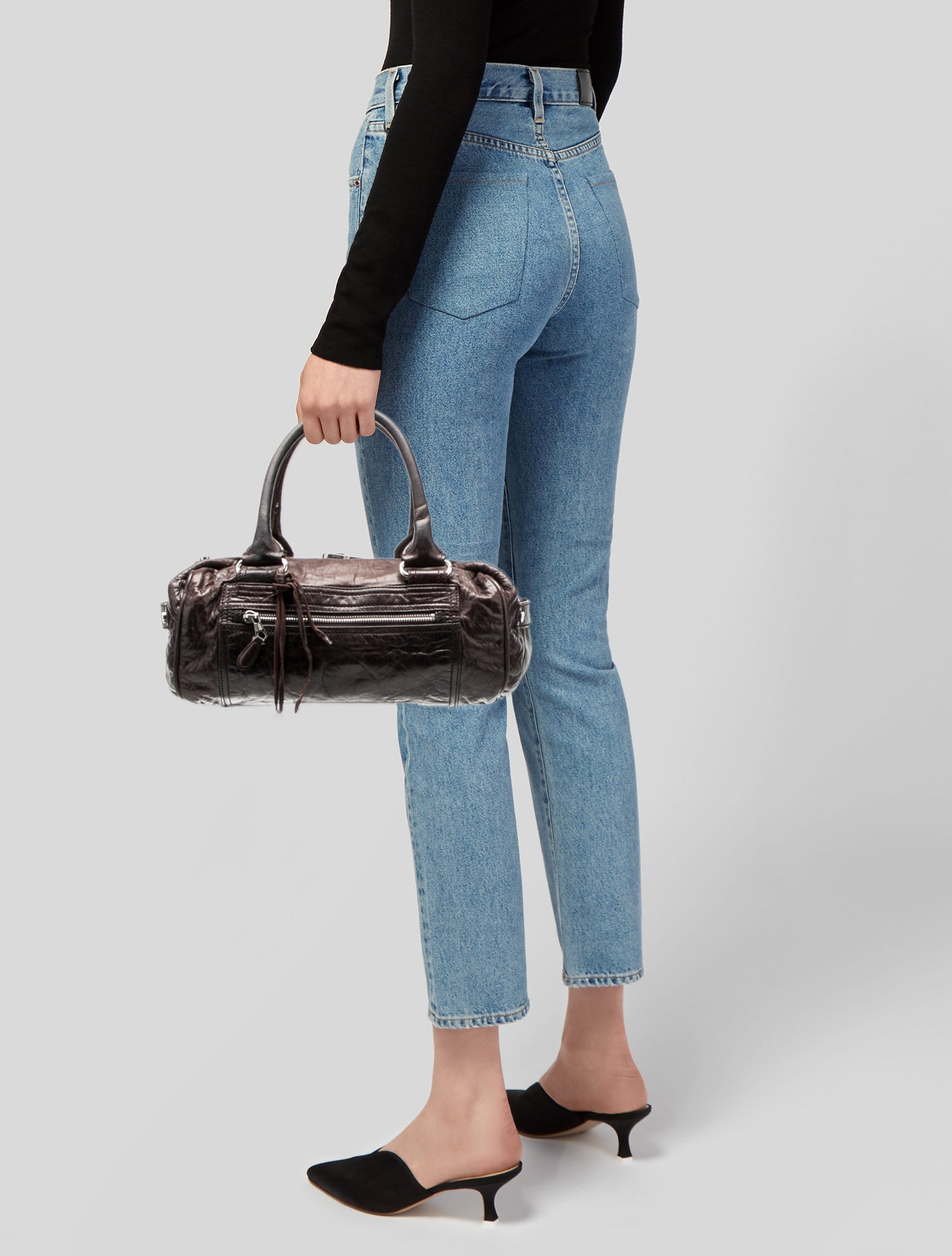 Balenciaga Leather Whistle Bag Vintage - Brown Shoulder Bags