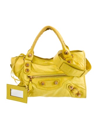 Balenciaga Leather Motocross City Giant Medium