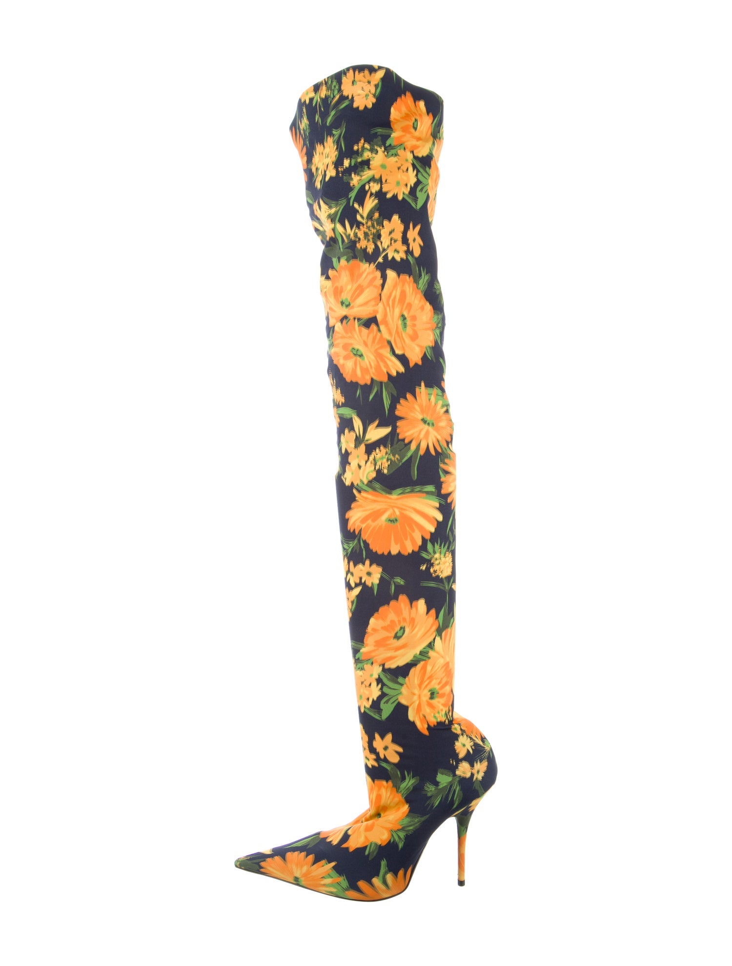 Balenciaga Floral Print Boots