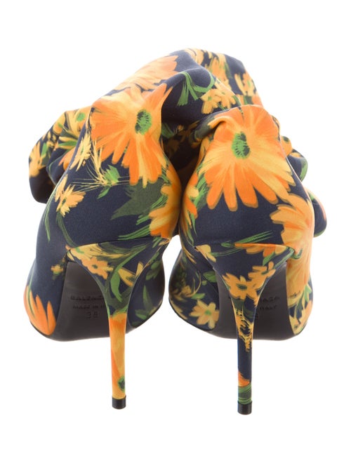 Balenciaga Floral Print Boots
