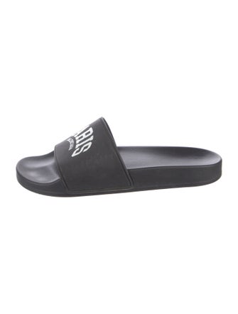 Balenciaga Rubber Printed Slides