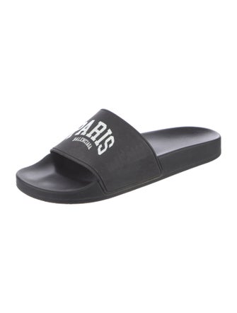 Balenciaga Rubber Printed Slides