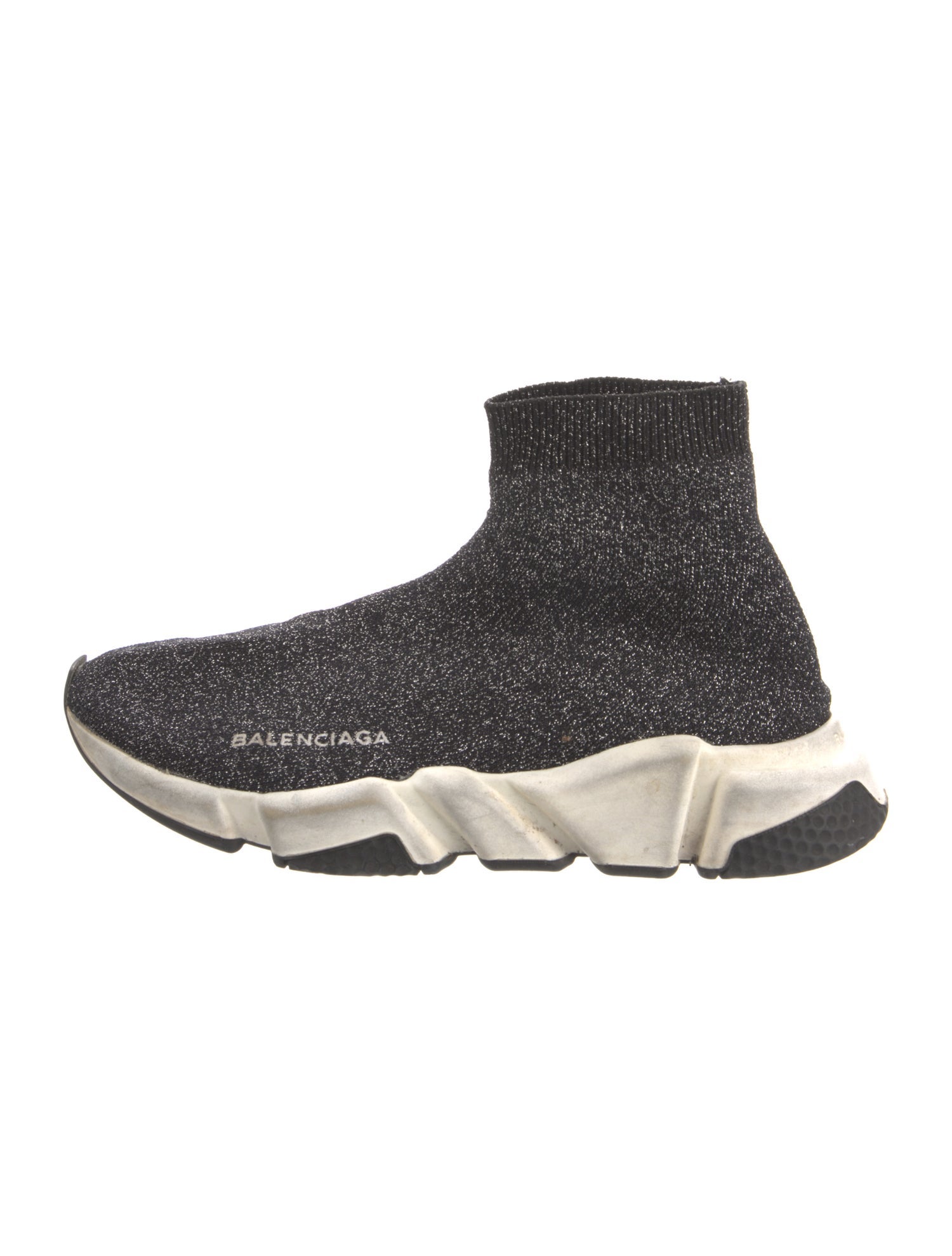 Balenciaga Speed Trainer 'Glitter' Sock Sneakers