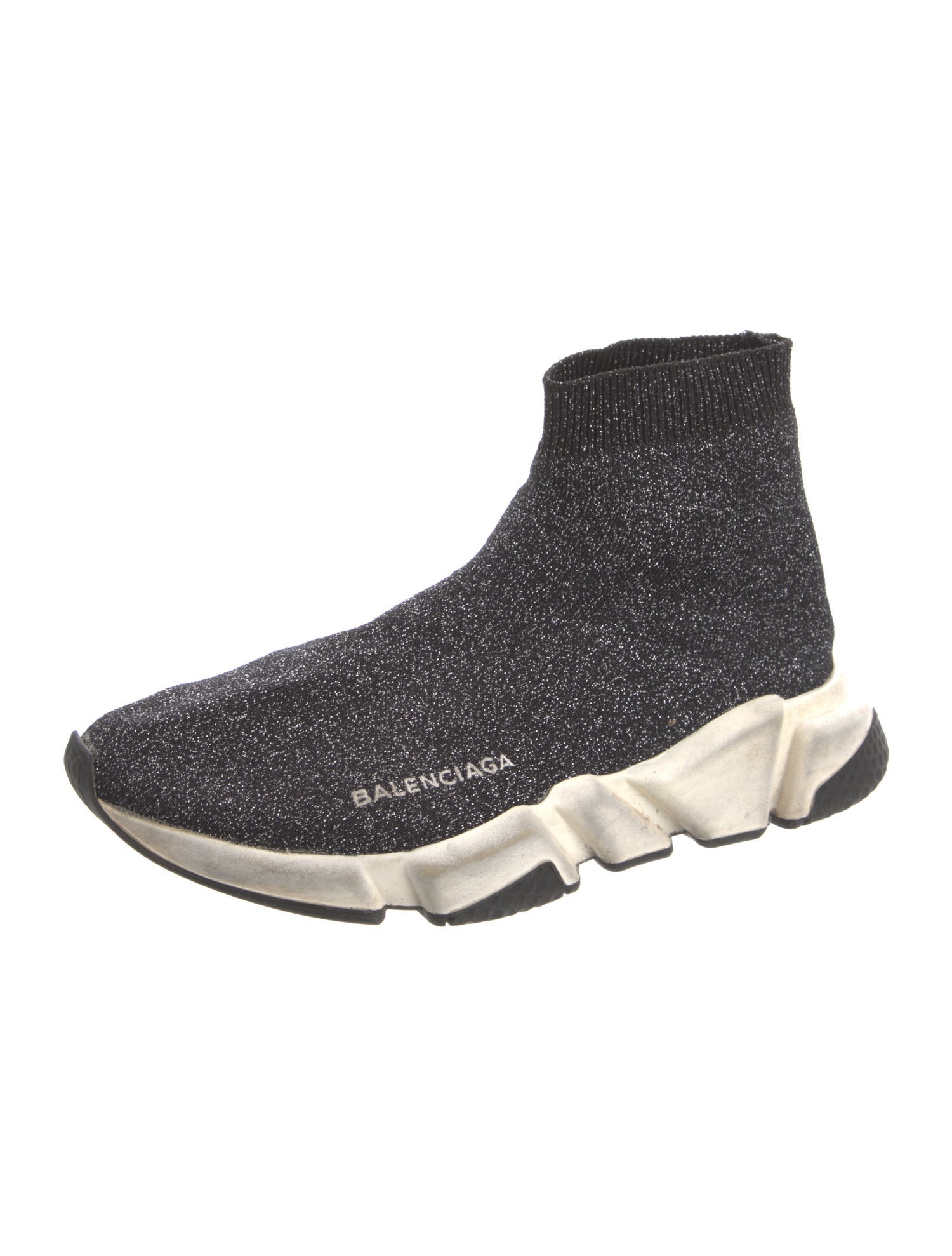 Balenciaga Speed Trainer 'Glitter' Sock Sneakers