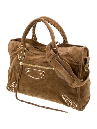 Balenciaga Suede Motocross City Metallic Edge