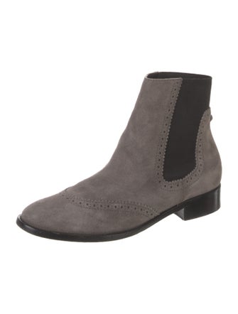 Balenciaga Suede Chelsea Boots