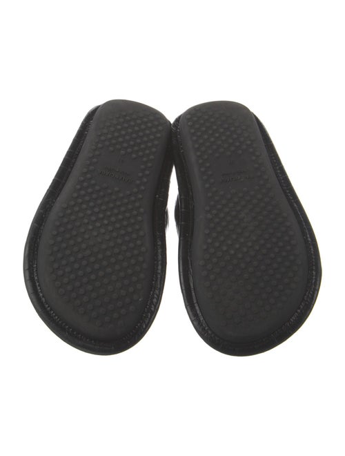 Balenciaga Embossed Leather Slides