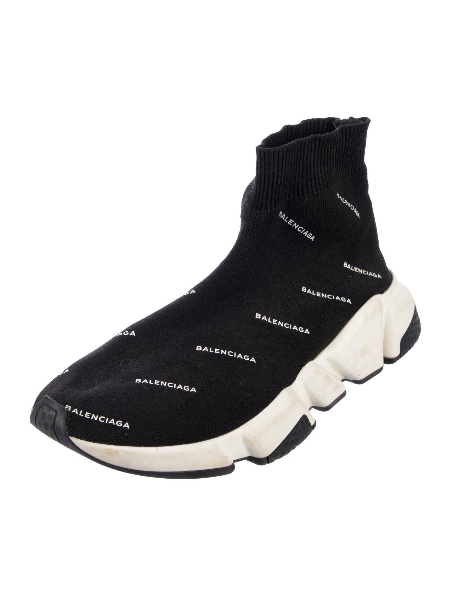 Balenciaga Speed Trainer All Over Sock Sneakers